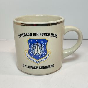 Peterson Air Force Base Mug U.S. Space Command Cup Force Collectible Vintage